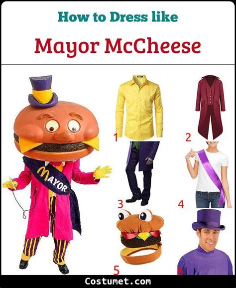 Mayor McCheese Costume from McDonald’s for Halloween