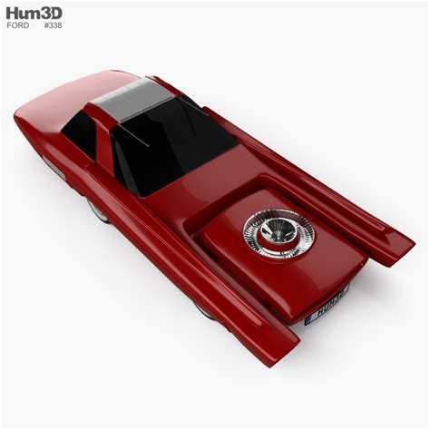 Ford Nucleon 1958 3D model - Vehicles on Hum3D