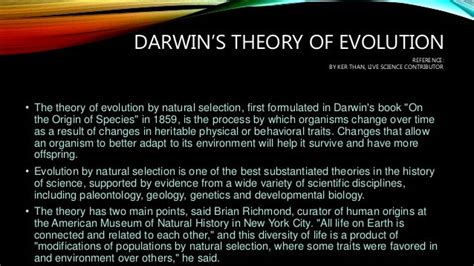 Theories of organic evolution