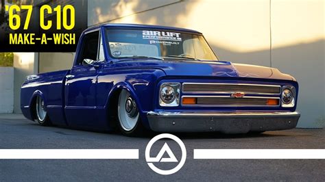 '67 Chevy C10 Truck Built for 21 Year Old Cancer Survivor by Make-A-Wish Foundation - YouTube