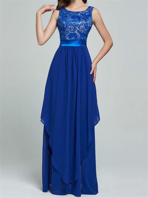 Unomatch - Women Slim Long Prom, Wedding Dress Blue - Walmart.com - Walmart.com