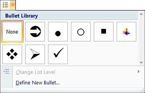 How to Customize Bullets in Word 2007 Bulleted Lists - dummies