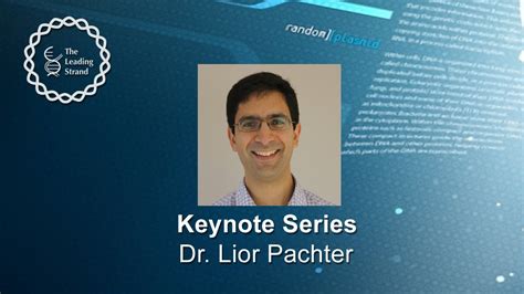 CSHL Keynote; Dr. Lior Pachter, UC Berkeley - YouTube