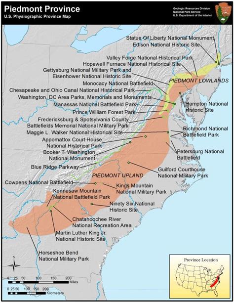 Piedmont Province (U.S. National Park Service)