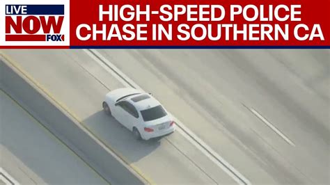 LA Police Chase: Driver hits speeds of 120+ mph | LiveNOW from FOX ...