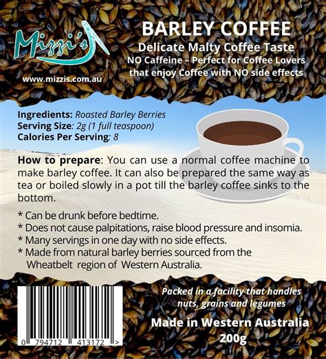Australian Barley Coffee - 200g - Mizzi's - Made in Western Australia