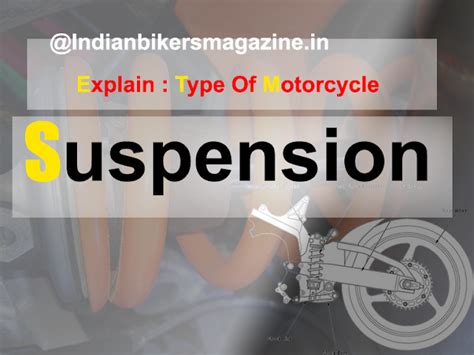 Explained : Different Types Of Motorcycle Suspensions