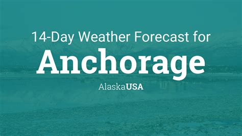 Anchorage, Alaska, USA 14 day weather forecast