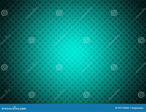 Dark Cyan Neon Green Blue Techno Ornamental Pattern Background ...