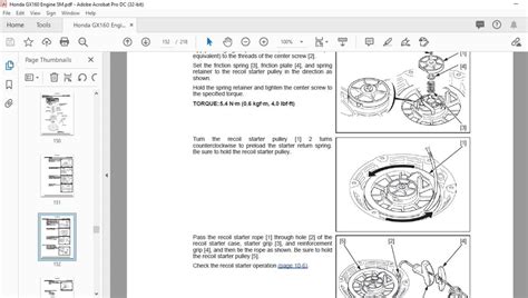 Honda GX160 Engine Service Manual - PDF DOWNLOAD - HeyDownloads - Manual Downloads