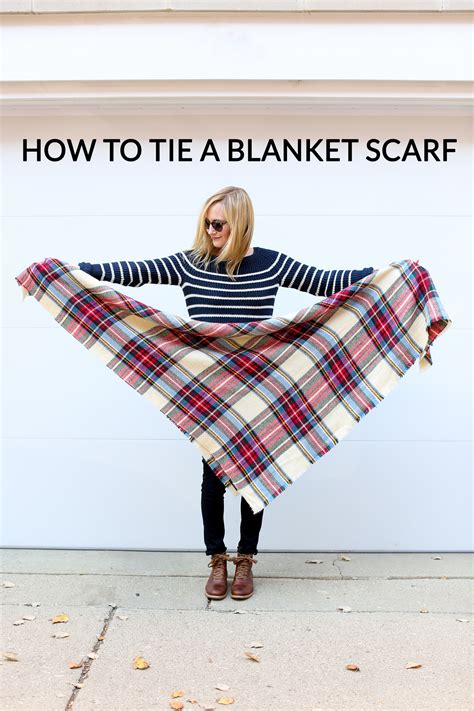 How to Tie a Blanket Scarf