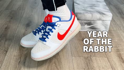 🔥 Nike Dunk Low Year Of The Rabbit On Feet Review! - YouTube