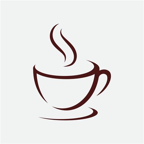 Coffee cup Logo coffee shop vector icon design | Cafe logo design, Logo design coffee, Coffee logo