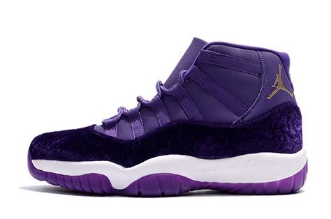 Buty Fioletowy Air Jordan 11 Retro Velvet Heiress Purple Męskie ...