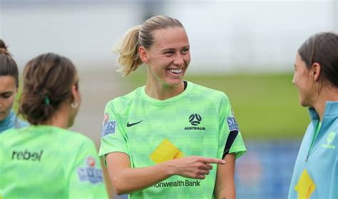 Newcastle footballer Emily van Egmond came off the bench as the Matildas beat Czech Republic 4-0 ...