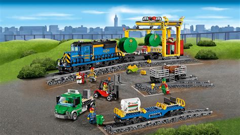 Amazon.com: LEGO City Cargo Train 60052 Train Toy: Toys & Games