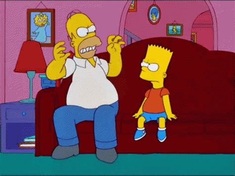 Homer Choking Bart GIFs | Tenor