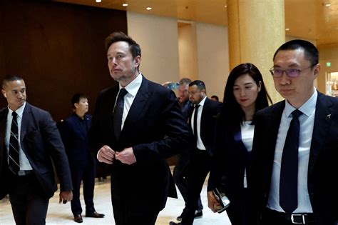 Elon Musk met with Chinese Vice Premier Ding in Beijing | Reuters