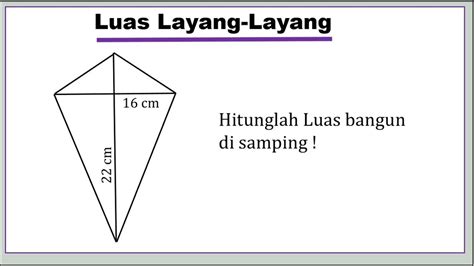 CaraMenghitung Luas Layang-Layang - YouTube