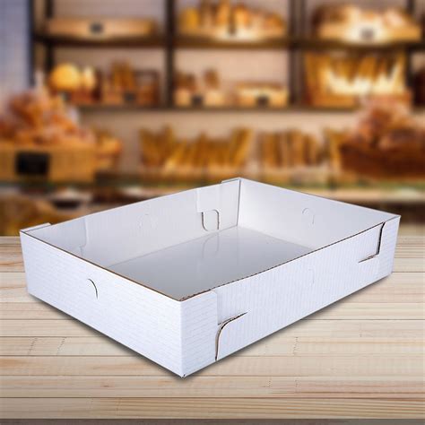 Corrugated Tray Half Sheet Cake Box 19x14x5 in - Brenmarco.com