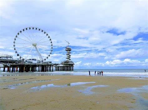 Scheveningen Beach - The Hague, Netherlands The Hague, Cloudy, Netherlands, Fair Grounds, Areas ...