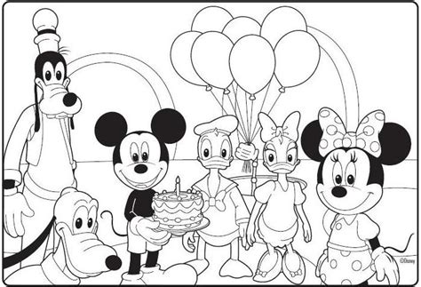 Mickey Mouse Club House Coloring Pages: Mickey Mouse Clubhouse Birthday ...