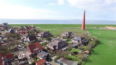 Den Helder Holland beach landscape Aerial movie - YouTube