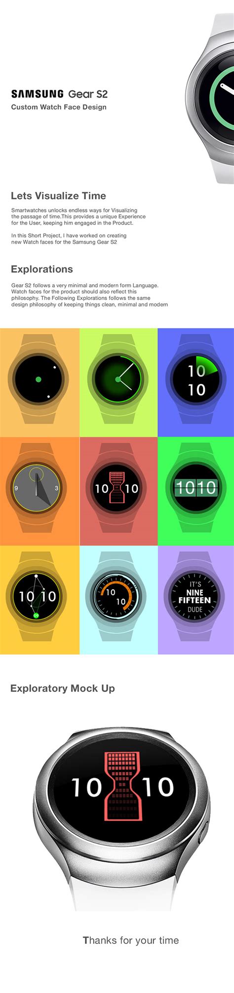 Samsung Gear S2 - Watch face Design :: Behance