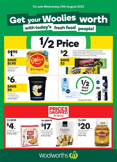 Woolworths Current catalogue 24/08 - 30/08/2022