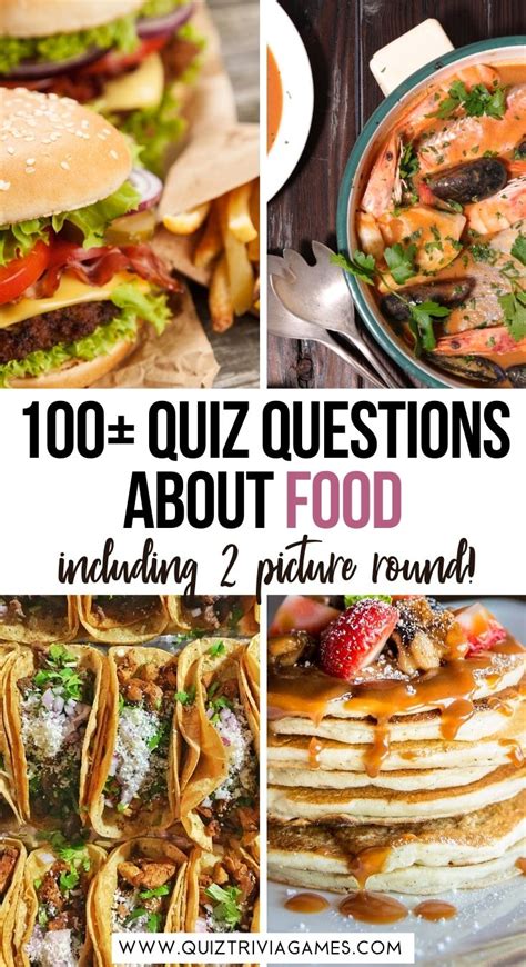 105+ Food Quiz Questions and Answers (+ 2 Picture Rounds) - Quiz Trivia ...