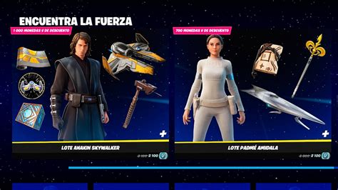 TODAS LAS NUEVAS SKINS de STAR WARS en FORTNITE (ANAKIN SKYWALKER y ...