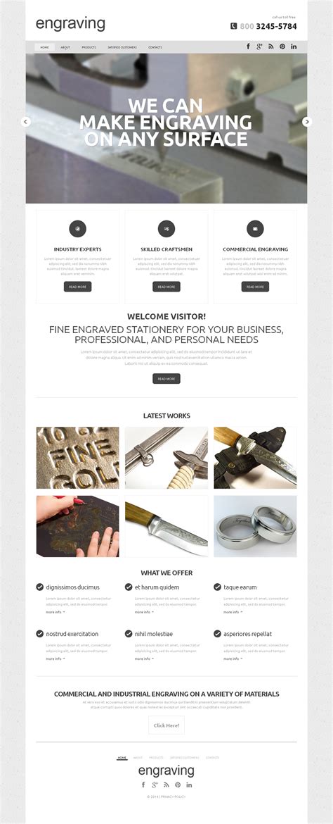 Crafts Responsive Website Template #47893