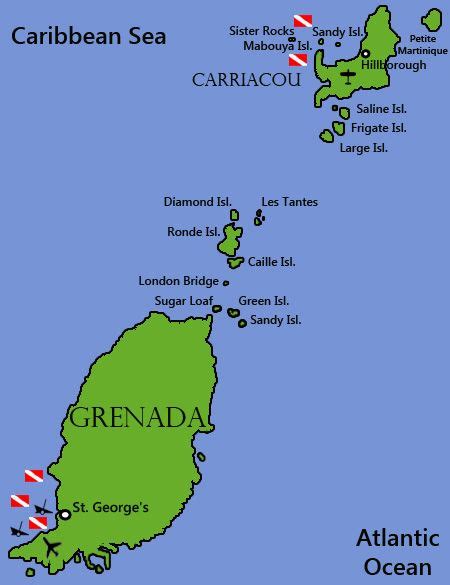 Next stop: Pinterest | Grenada map, Caribbean sea, Grenada