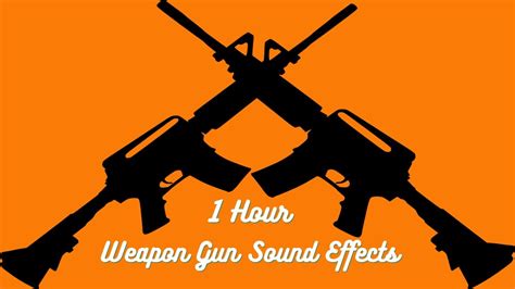 Weapon Gun Sound Effect🎧 Gun Shot Sounds Effect Loud🎧😴 1 Hour - YouTube