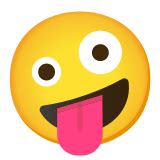 🤪 Zany Face Emoji – Meaning and Pictures – 📕 EmojiGuide