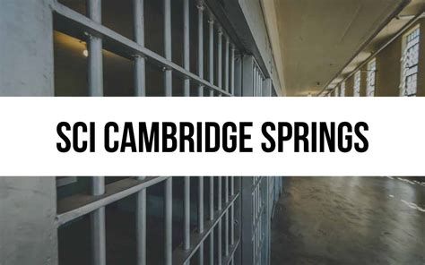 SCI Cambridge Springs: Female Incarceration in Pennsylvania