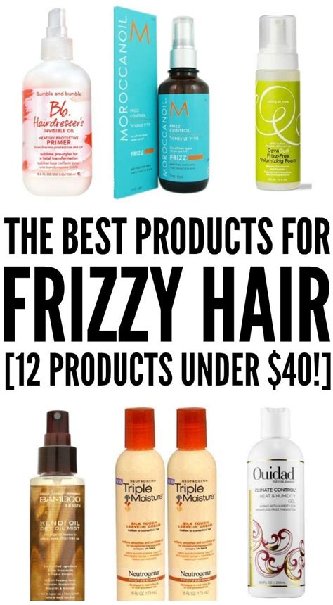 How to Tame Frizzy Hair: 12 Hair Products That Work (Under $40) | Hair frizz, Frizzy hair tips ...