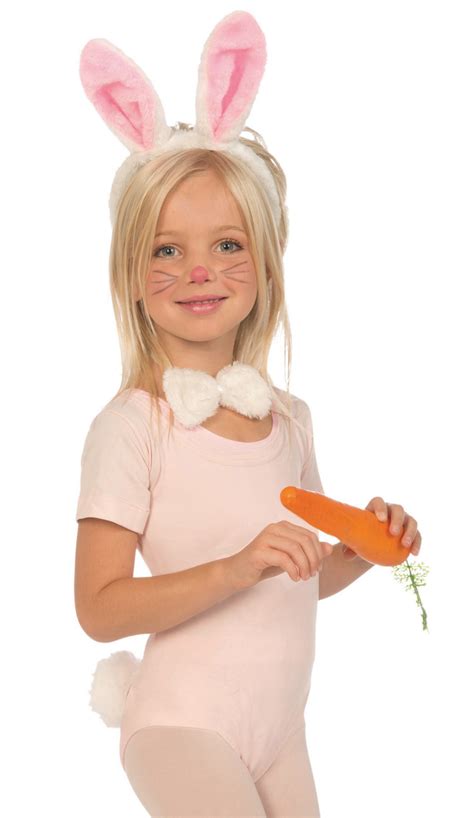 Kids Girls Bunny Rabbit Easter Halloween Costume Kit | eBay