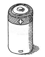 Battery clipart sketch, Battery sketch Transparent FREE for download on ...