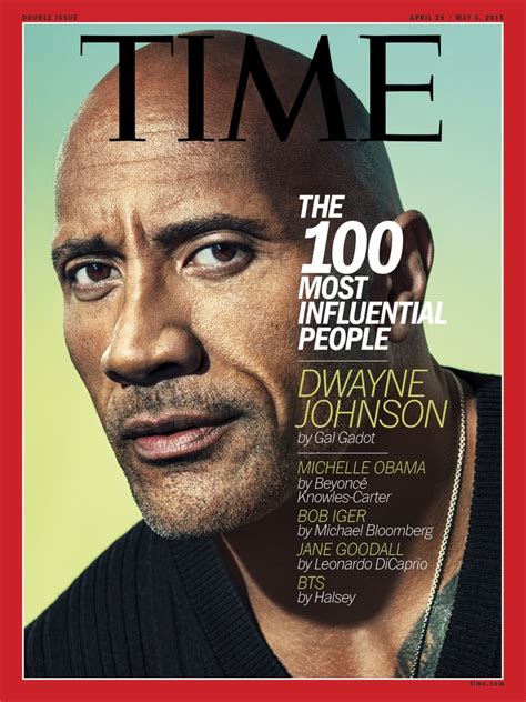 Dwayne Johnson 2019 Time 100 Most Influential People Cover | POPSUGAR Celebrity