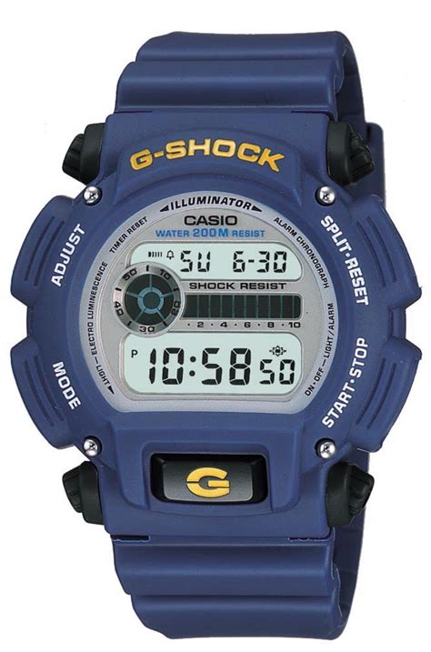 Casio Men's G-Shock Blue Resin Watch DW9052-2 - Walmart.com