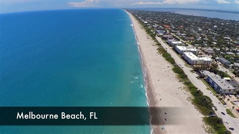 Melbourne Beach, FL from a Drone - YouTube