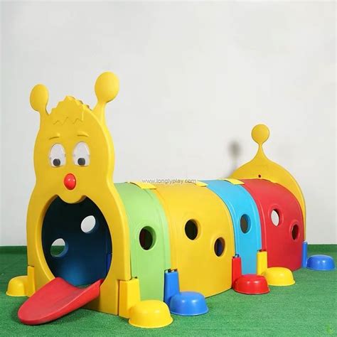 Indoor playground equipment plastic toys crawl tunnels for children ...