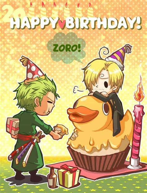 Happy birthday, Zoro - One Piece Fan Art (29011433) - Fanpop