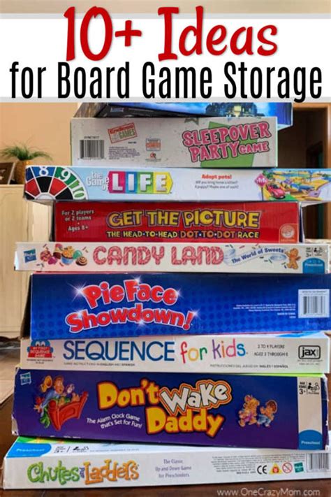 Board Game Storage Ideas - Over 10 Great Ideas