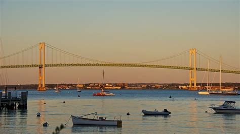 Claiborne Pell Newport Bridge | golden hour cliché HCS | Flickr