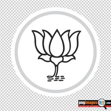 BJP Logo Black and White PNG Vector - PNG Images for Designer FREE