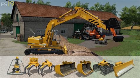 excavator-liebherr-902-pack-1 - FS19 mods / Farming Simulator 19 mods