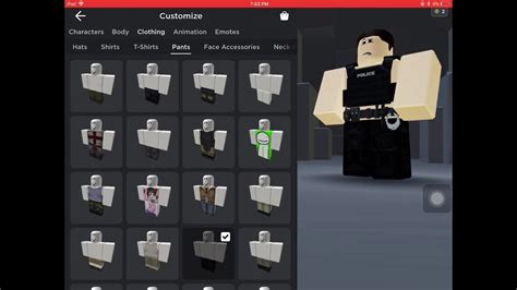 Roblox police outfits - YouTube