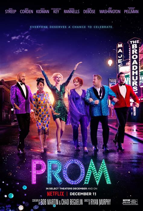 The Prom (Netflix) movie large poster.